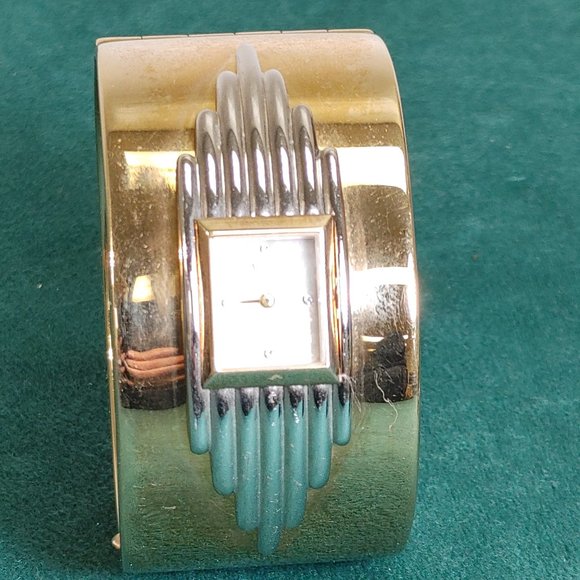 ALFRED DURANTE FRANKLIN MINT WATCH IN FUFF BRACELET - Picture 1 of 10